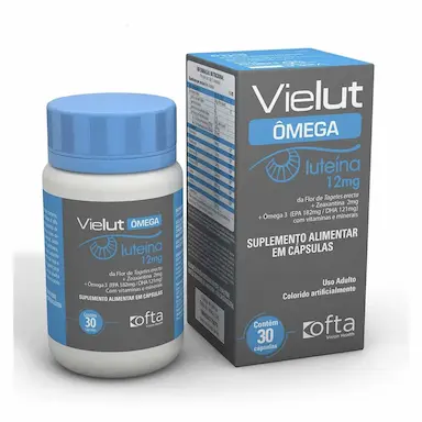 Polivitamínico Vielut Ômega para Visão 30 cápsulas